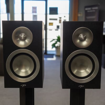 Paradigm Prestige 15B Bookshelf Speaker Pair Black Walnut Reverb