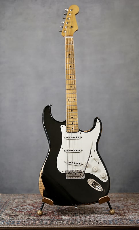 【ヤマザキ】NACHO GUITARS Mid 50s Nacho Guitars Mid 50's Strat - 2020 - Black | Reverb Canada
