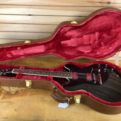 Gibson ES-335 with Hardshell Case - Vintage Ebony image 9