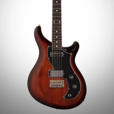 PRS Paul Reed Smith S2 Vela Electric Guitar, Dot Inlays (with Gig Bag), Tobacco Sunburst image 2