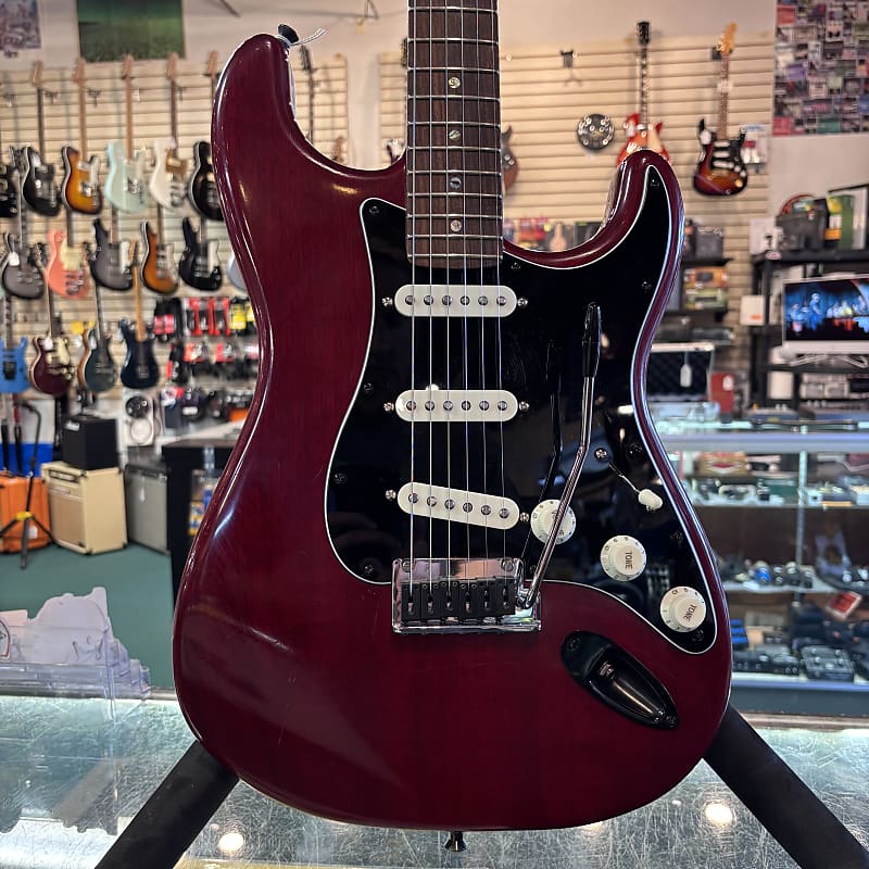 Fender Stratocaster FSR American Deluxe 2012 - Transparent Red Ribaloff Loaded Pickguard image 1