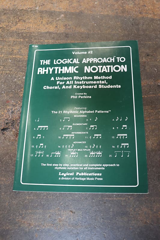 "The Logical Approach to Rhythmic Notation" Drum Book Reverb Canada