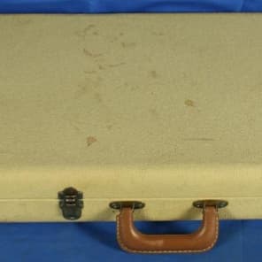 Fender Blonde Tolex & Orange Interior Jazzmaster Electric Guitar Hardshell Case 1960's image 4