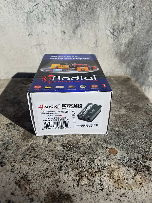 Radial Engineering Pro MS2 Passive Microphone Splitter image 1