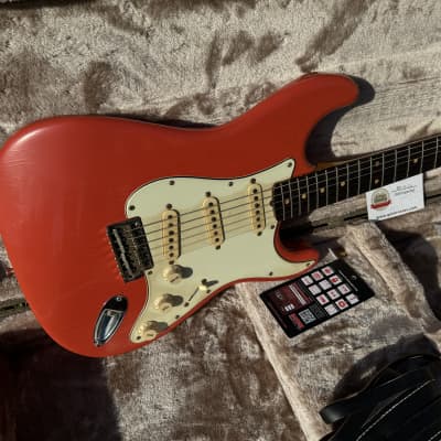 RebelRelic 62’ S series Stratocaster  - Fiesta red image 4