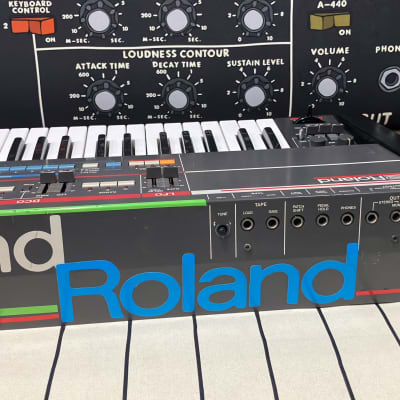 Roland Juno-106 61-Key Programmable Polyphonic Synthesizer 1984 - 1985 - Black image 8