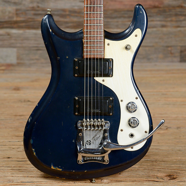Mosrite Ventures Model Mk. V Ink Blue 1960s | Reverb