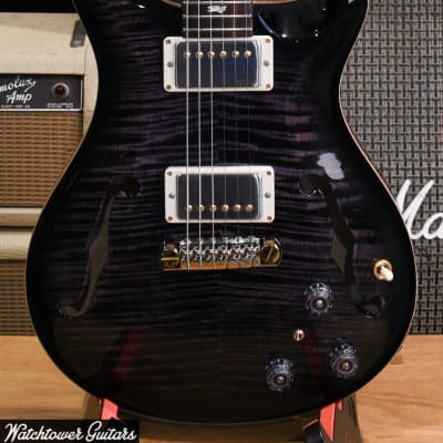Mint Paul Reed Smith PRS Hollowbody II Piezo 10 Top Purple Mist image 1