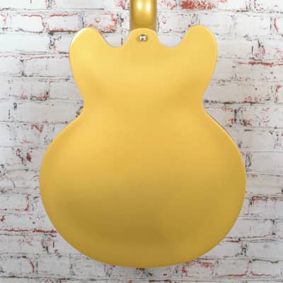 Epiphone - 2021 ES 335 Semi Hollow Electric Guitar w/Soft Case, Goldtop - x3573 - USED image 10
