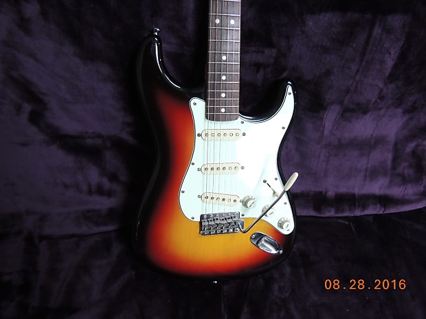 Bacchus BST-62 3 Tone Sunburst Strat Stratocaster electric guitar OHSC plus  extra loaded pickguard! | Reverb