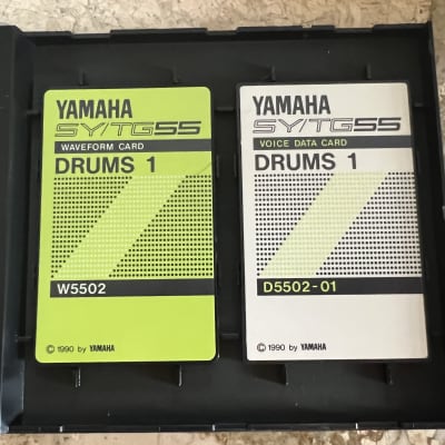 Yamaha SY/TG55 Drums 1 sound card set