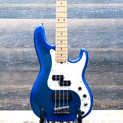Fender Precision Bass Deluxe Blue Burst 4-String Electric Bass w/Case #N7248398 for sale