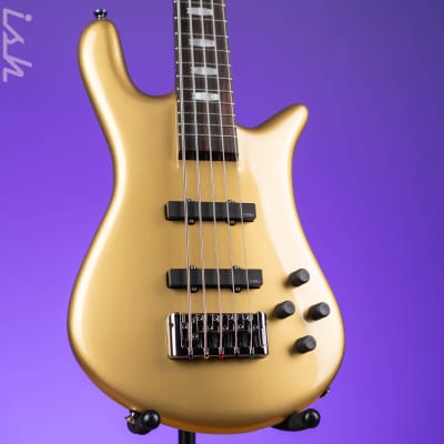 Spector Euro 5 Classic Solid Metallic Gold Gloss Demo for sale