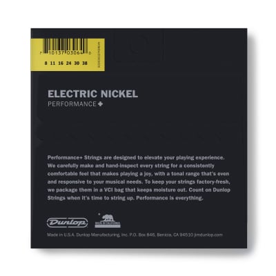 Dunlop Guitar Strings Electric Nickel Wound Extra Light 08-38 image 2