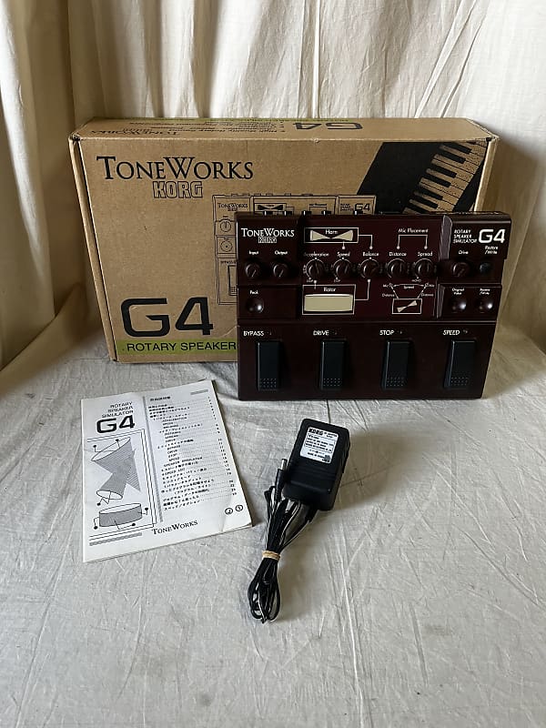 Korg G4 Rotary Speaker Simulator Very Rare!! w/ box, power supply