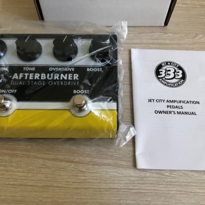 Jet City Afterburner Dual Stage Overdrive 2010s Black/Yellow for sale