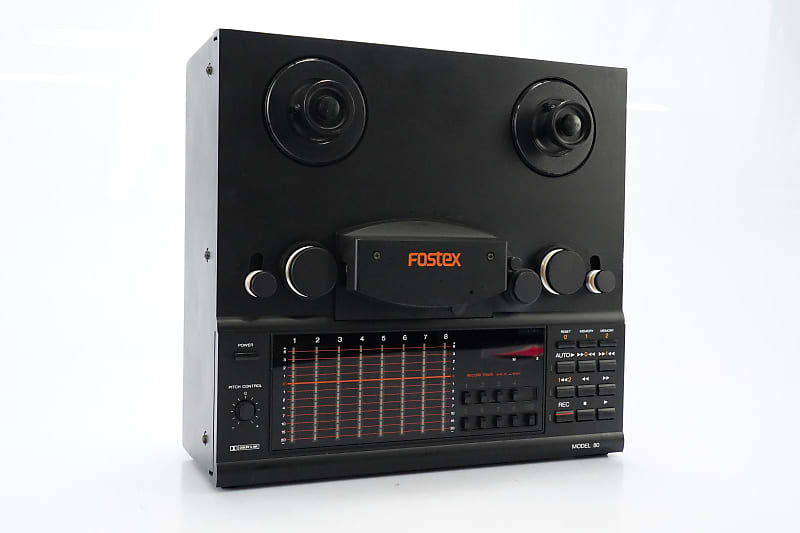 Fostex Model 80 1/4 8-Track Reel-To-Reel Tape Machine w/ Case & Cables  #51293
