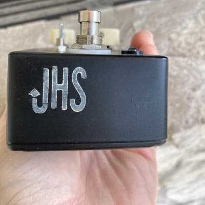 JHS Morning Glory V3 Black Hand Stamped White Ink electric guitar, Bluesbreaker style pedal image 4
