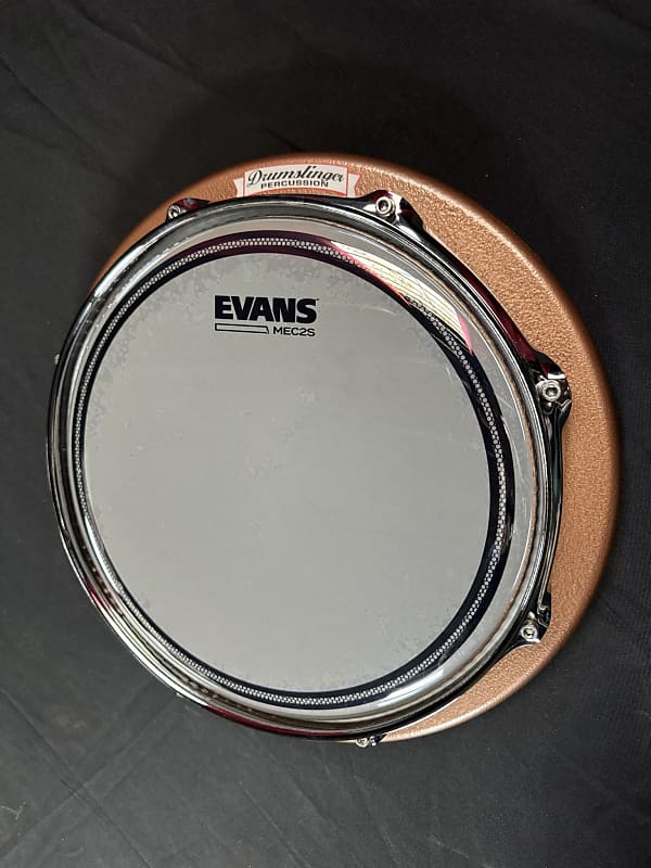 MINT Drumslinger 12" Custom Marcher Drum Pad Grey/Hammered Reverb