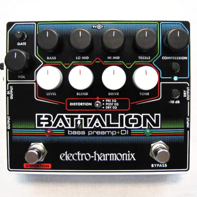 Used Electro-Harmonix EHX Battalion Bass Preamp DI Pedal! w/ Power supply! for sale