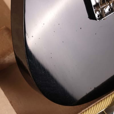 Fender Custom Shop 1951 Nocaster Roasted Ash Journeyman Relic Black image 10