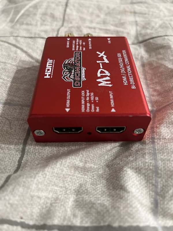 Decimator MD-LX HDMI/SDI Bi-Directional Converter 2020 - Red Decimator MD-LX HDMI/SDI Bi-Directional Converter 2020 - Red
