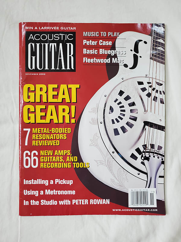 Acoustic Guitar Magazine Back Issue November 2002 Reverb UK