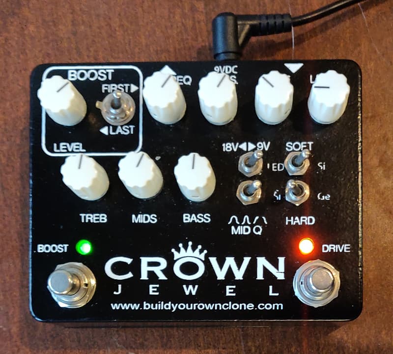 BYOC (build your own clone) Crown Jewel 2020 - Black | Reverb