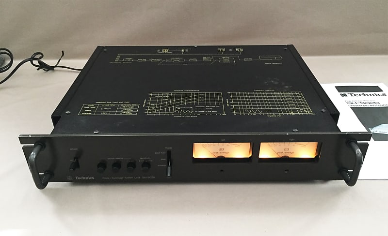 Audio Vintage Peak Hold Average Meter Unit Technics Sh-9020 Hifi Vumetres Db