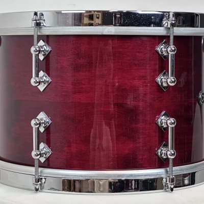 Craviotto 22/10/12/14/16/6.5x14" Solid Maple 2021 Drum Set - Red Stained Maple Gloss Lacquer image 17