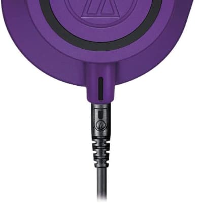 Audio-Technica ATH-M50XPB Professional Monitor Headphones - Limited Edition Purple & Black image 3