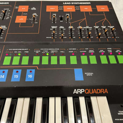 ARP QUADRA w/Synthchaser MIDI + LED upgrade + more. FULLY SERVICED