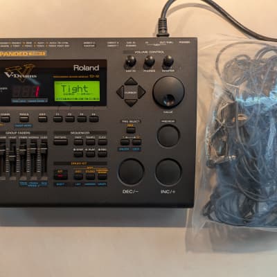 Roland TD-10 Drum Sound Module w/ TDW-1 Expansion+Cables