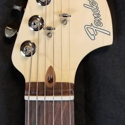 Fender American Performer Mustang Electric Guitar Rosewood Fingerboard, Satin Sonic Blue  W/ Deluxe Gig Bag image 7