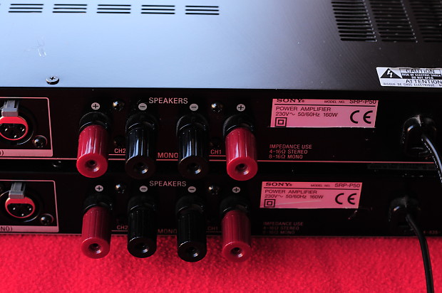 Sony SRP-P50 Power Amp | Reverb
