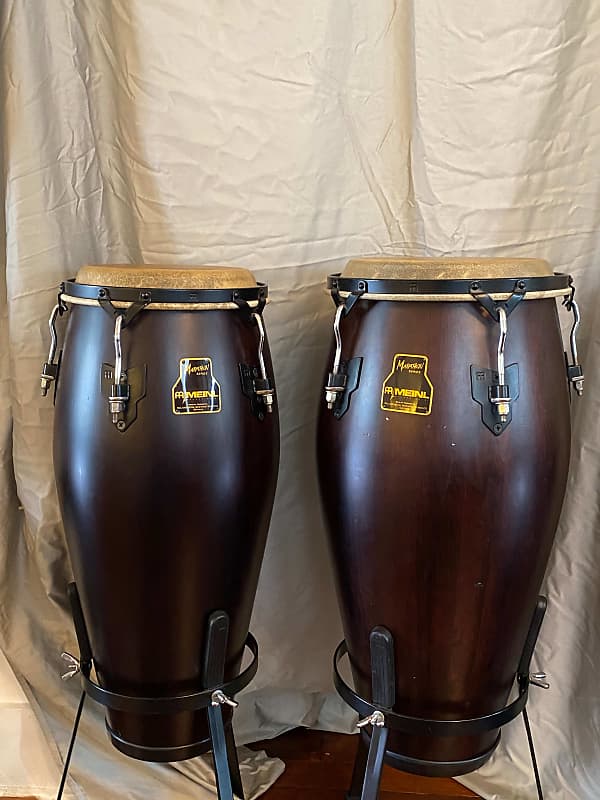 Meinl Marathon Congas with Stands and LP Bags | Reverb