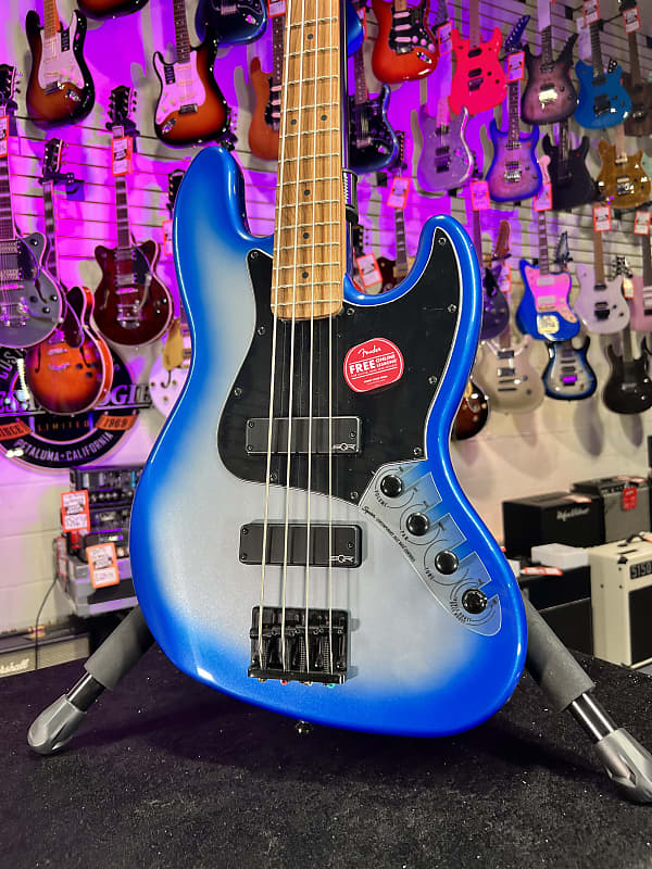 Squier Contemporary Active Jazz Bass HH - Sky Burst Metallic *FREE PLEK WITH PURCHASE*! 030 *FREE PLEK WITH PURCHASE* image 1