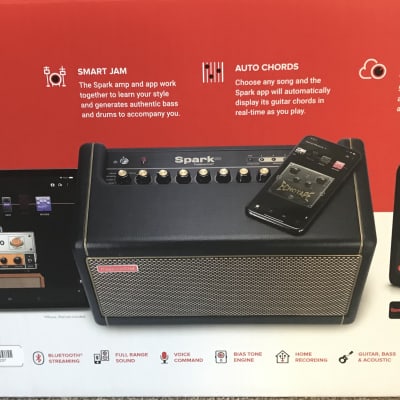 Positive Grid Spark 40 40-Watt 2x4" Modeling Guitar Combo 2020 - Present - Black image 4