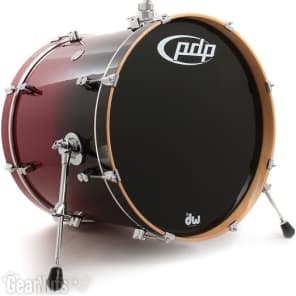 PDP Concept Maple Shell Pack - 7-Piece - Red To Black Sparkle Fade image 11
