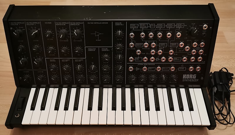 Korg MS-20 Mini Analog Semi-Modular Synthesizer w/Power Supply + 