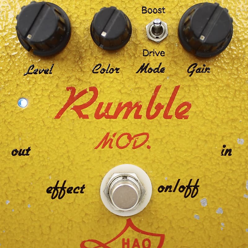 ギター HAO rumble ods rumble mod  rumble HAO Rumble Mod. Overdrive Guitar Effect Pedal 0608RMOD1779