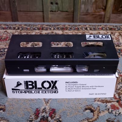 Stompblox Extend Power Supply Extension for Stompblox Pedalboard - Black Metal image 1