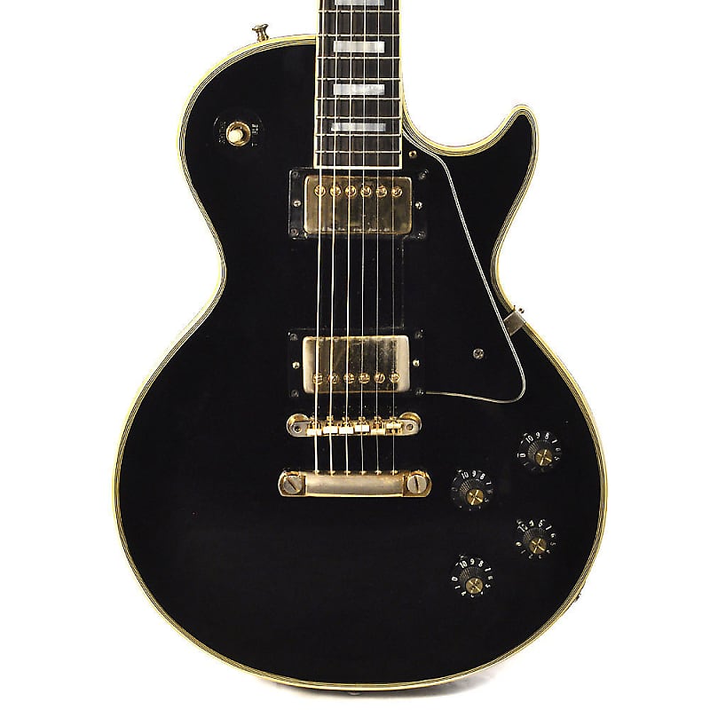 1969 Gibson Les Paul Custom Black Beauty Vintage Electric Guitar w/ Ha –  Mike & Mike's Guitar Bar