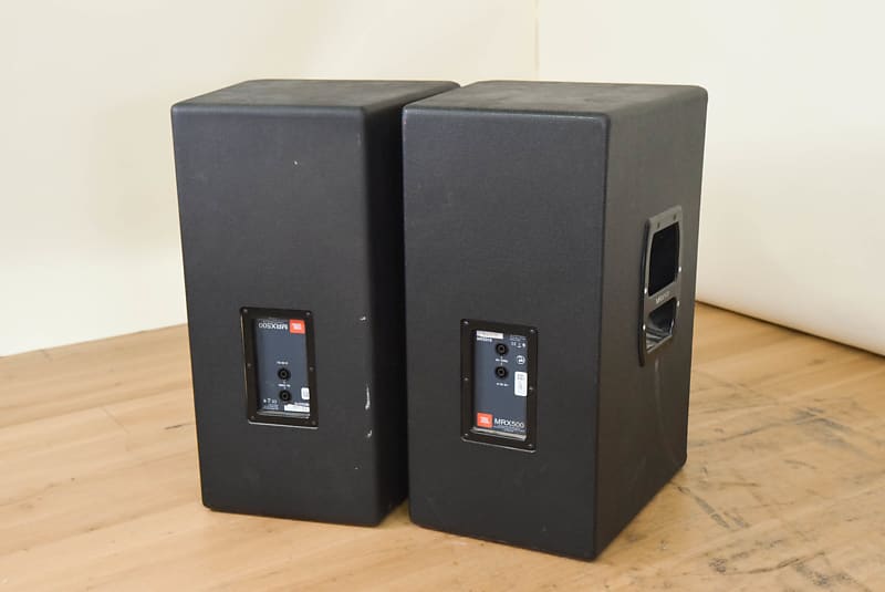 JBL MRX515スピーカー 2台セット 動作確認済み、良い品。 中古】JBL MRX515 2Way PAスピーカー 400W 15インチ ペア