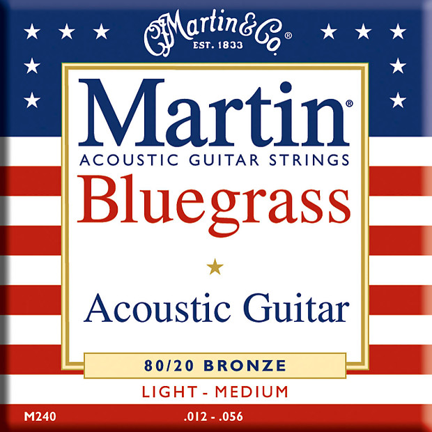 Martin M-240 Traditional 80/20 Bronze Bluegrass Acoustic Strings image 1