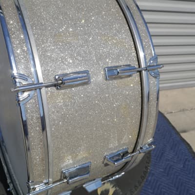 Vintage 1970's 80's CB-700 CB700 Scotch Marching Bass Drum 26x10" Broken Glass Wrap - CAN SHIP! image 11