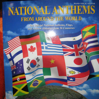 National Anthems Piano - Vocal - Guitar  168 Pages Brand New for sale