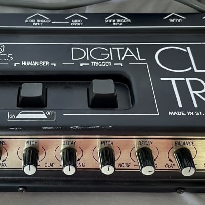 Simmons Digital Clap Trap Handclap Synthesizer 1980s - Black image 3