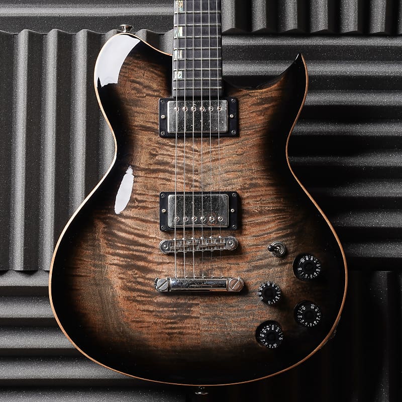 Washburn USA Custom Shop WI568 transparent black Reverb
