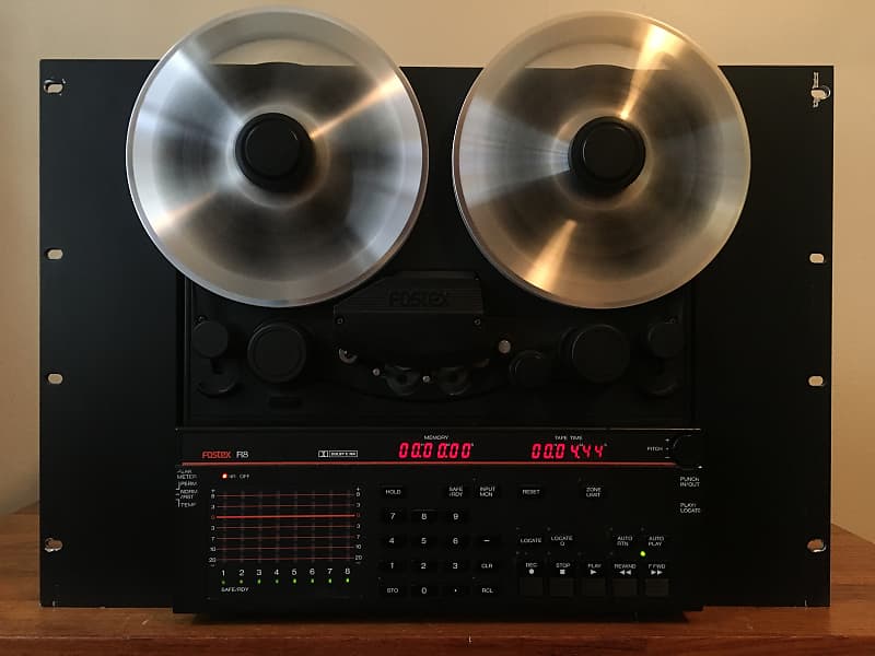 Fostex R8 Eight Track Reel to Reel Tape Deck. 8 Track Serviced. Watch Video  in Description.